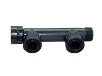 RACCORDI MANIFOLD PVC CON ORING- - 2 uscite con ghiera 1 - 2 pezzi RAIN