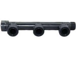 RACCORDI MANIFOLD PVC CON ORING  3 uscite con ghiera 1    RAIN