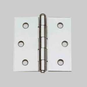 CERNIERA INOX EXTRA PESANTI 75x75 mm - 10 pezzi