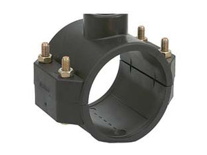 PRESA A STAFFA IN POLIPROPILENE CON 4 BULLONI- - ø mm.63x F 1 - 5 pezzi