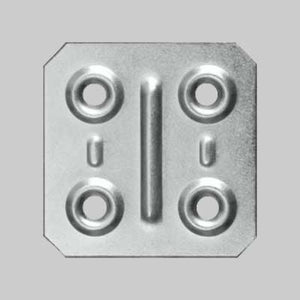 PIASTRINA PIANA 4x4 cm - 200 pezzi