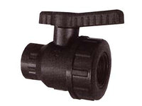 VALVOLA SFERA FILETTATA FEMMINA CON GHIERA IN POLIPROPILENE- - FF 1 - 5 pezzi