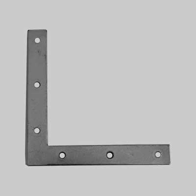 ANGOLO DI RINFORZO 8 cm - spessore 2 mm - larghezza 18 mm - 100 pezzi