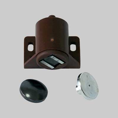 CHIUSURA MAGNETICA PER VETRI 30x30 mm - Bianca - 100 pezzi