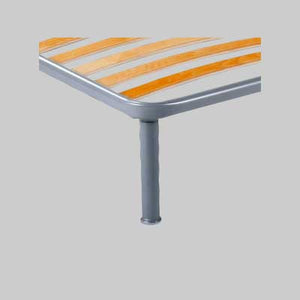 KIT PIEDI IN METALLO PER LETTI Ø 50 mm - h 300 mm - conf. 4 Pezzi