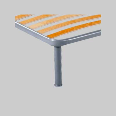 KIT PIEDI IN METALLO PER LETTI Ø 50 mm - h 350 mm - conf. 4 Pezzi