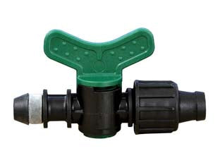 VALVOLA DI DERIVAZIONE PER TAPE PORTAG. ATT. RAP. IN POLIPROPILENE- - ø mm.17 - 50 pezzi