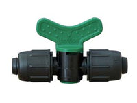 VALVOLA CILINDRO PER TAPE ATTACCHI RAPIDI IN POLIPROPILENE- - ø mm.16x16 - 25 pezzi