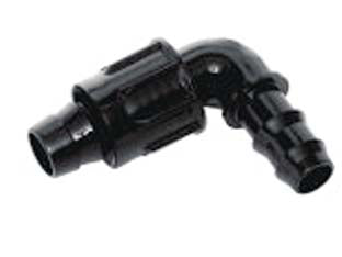 GOMITO PORTAGOMMA 90  ° PER TAPE IN POLIPROPILENE- -  EE ¸ mm.16 - 100 pezzi