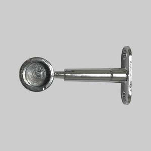 REGGITUBO LATERALE CHIUSO TONDO Ø 18 mm - Cromato