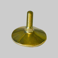 PIEDINO REGOLABILE IN OTTONE Ø 40 mm M10