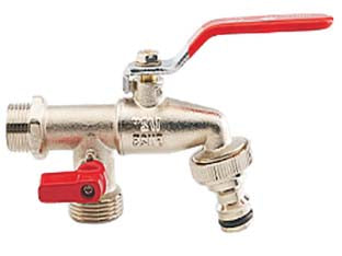 RUBINETTO SFERA A LEVA DA GIARDINO DOPPIO    IL CAMPO