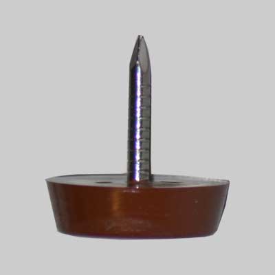 PIEDINO SOTTOSEDIA Ø 14 mm - Marrone - 200 pezzi