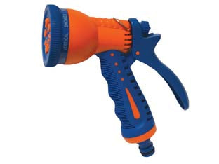 IDROPISTOLA A LANCIA MULTIFUNZIONE CON INNESTO RAPIDO 8 GETTI - 5 blister IL CAMPO