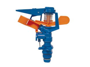 IRRIGATORE DA 1/2 1 GETTO A SETTORI REGOLABILI IN PLASTICA- - da 1 a 360  ° - 5 blister IL CAMPO