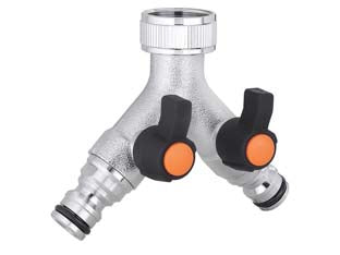 PRESA A 2 VIE REGOLABILI F 3/4? METAL-JET IN BLISTER 9602 - 1 blister CLABER