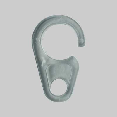 GANCIO PER TENDE CON OCCHIOLO Ø 7 - Colore trasparente - 1000 pezzi