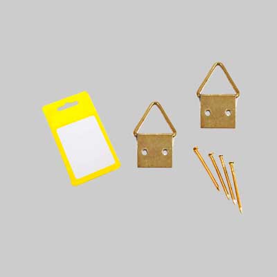 ATTACCAGLIE PER QUADRI SNODATE IN BLISTER n° 2 - 25 pezzi - 12 confezioni