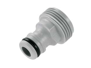 ADATTATORE PER RUBINETTI CON INNESTO RAPIDO- - filetto M 3/4 in blister (2921-20) - 6 blister GARDENA