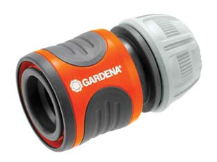 RACCORDO RAPIDO CON PORTAGOMMA- - per tubi da 1/2-5/8 in blister (18215-20) - 6 blister GARDENA