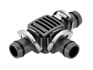 RACCORDO A T PER TUBO DA 1/2 PER MICROIRRIGAZIONE- - per tubo da 1/2 conf. pz.2 in blister (8329-29) - 2 blister GARDENA