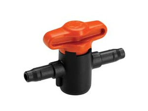 VALVOLA DI CHIUSURA PER TUBO DA 3/16 PER MICROIRRIGAZIONE- - per tubo da 3/16 conf.pz.3 in blister(13217-26) - 2 blister GARDENA