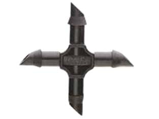 RACCORDO INNESTO CROCE PER TUBO CAPILLARE DA MM.4X6- - in blister da pz.10 - 80006284 - 2 blister GF