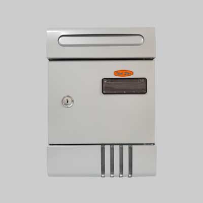 CASSETTA POSTALE IDEAL STAR IN ACCIAIO cm 204x65x290h - Giallo senape - IDEAL STAR