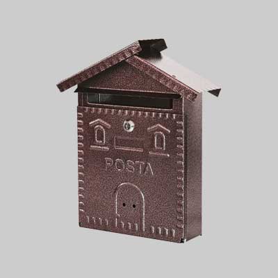 CASSETTA POSTALE 'RUSTICA' CASETTA mm 280x90x350h - Nera