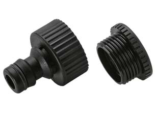 PRESA PER RUBINETTI CON INNESTO RAPIDO- filetto F 3/4 + rid. a 1/2 in blister (26450060) - 5 blister KARCHER