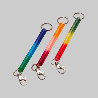 MOSCHETTONE PORTACHIAVI CON SPIRALE SILCA Confezione 12 pezzi - SILCA