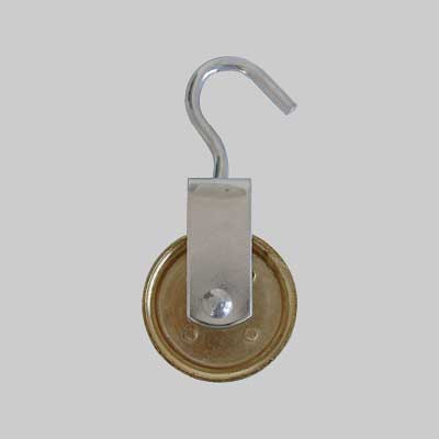 CARRUCOLA CON GANCIO 60 mm