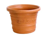 VASO IN PLASTICA FESTONATO DOPPIO BORDO  ø cm.50x38 h.