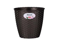 VASO NATURAL MOKA- - ø cm.24x22.2h. - lt. 6.2 - 2 pezzi STEFANPLAST