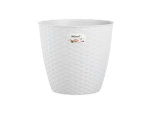 VASO NATURAL BIANCO- - ø cm.29x26.5h. - lt.12.5 - 2 pezzi STEFANPLAST