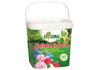 CONCIME SOLFATO DI FERRO- - kg.5 in secchio - 4 pezzi ALFE