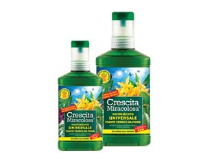 CONCIME UNIVERSALE CRESCITA MIRACOLOSA- - ml.375 in flacone - 4 pezzi BLUMEN