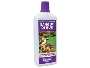 CONCIME LIQUIDO SANGUE DI BUE- - lt.1 - 6 pezzi SPRINT