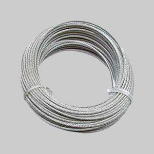 FUNE ZINCATA ANTIGIRO Ø 4 mm - rotolo 25 mt