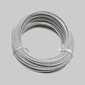 FUNE ACCIAIO INOX Ø 6 mm - rotolo 25 mt