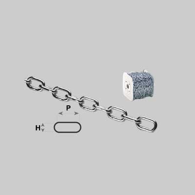 CATENA GENOVESE SU BOBINA n°18 (35 mm) - PxH 20x75 - bobina 60 mt - CATENIFICIO RIGAMONTI