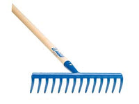 RASTRELLO DENTI CURVI CON MANICO  16 denti    AGEF