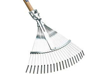 SCOPA DA GIARDINO IN METALLO REGOLABILE CON MANICO ATTACCO MORSETTO  21 denti    AGEF