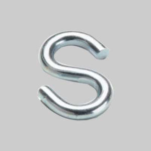 GANCIO A 'S' Ø 3 mm - 30x16 mm