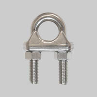 MORSETTO PER FUNI INOX 6 mm