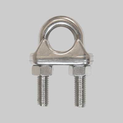 MORSETTO PER FUNI INOX 6 mm