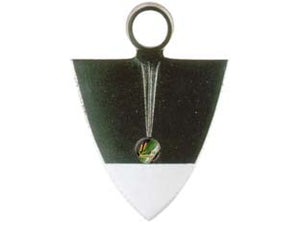 ZAPPA TRIANGOLARE LAZIO ORSATTI  gr.600 cm.18x24h. occhio ø mm.32/33    IL CAMPO