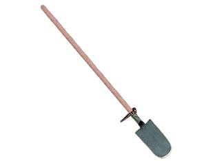 VANGA DA VIVAISTA FORGIATA CON MANICO LEGNO  gr.1450 cm.17x30/156h.    IL CAMPO