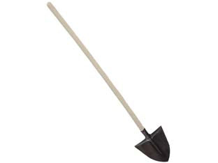 BADILE A PUNTA FORGIATO CON MANICO  cm.28 x 28    IL CAMPO