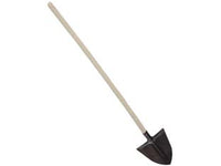 BADILE A PUNTA FORGIATO CON MANICO  cm.28 x 28    IL CAMPO